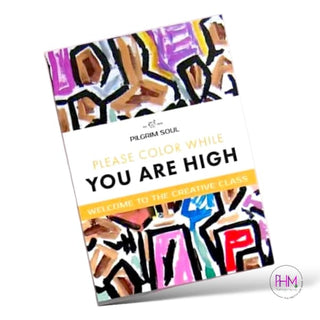 Mood Enhancing Coloring Book- Color While You Are High 🤘🏻