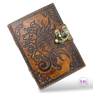 Moon Dancer Celestial Leather Journal 🌙
