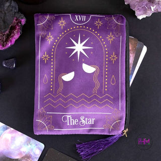 Moonlight Dreams Velvet Zipper Tarot Pouch 🌙✨
