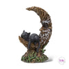 Moons Wisdom Black Cat Statue 🐈‍⬛🌙
