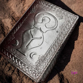 Mother Goddess Leather Journal 🌙 - journal