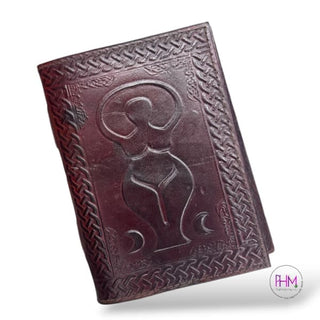 Mother Goddess Leather Journal 🌙 - journal