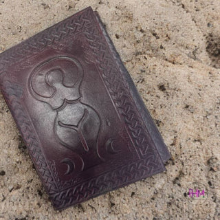 Mother Goddess Leather Journal 🌙 - journal