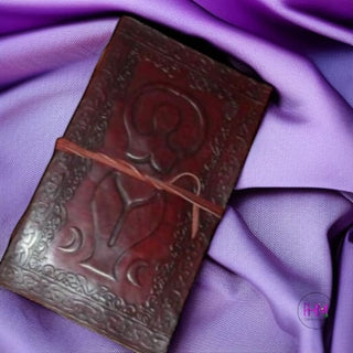 Mother Goddess Leather Journal 🌙 - journal