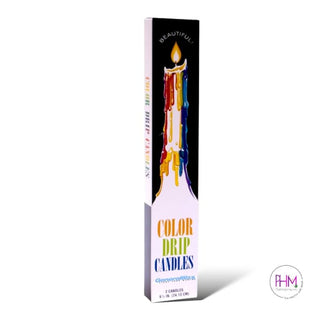 Multi-Color Drip Candles - Candle