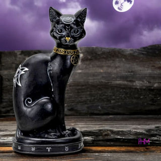 Mystic Familiar Black Cat Statue 🌙🖤