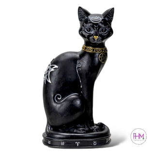Mystic Familiar Black Cat Statue 🌙🖤