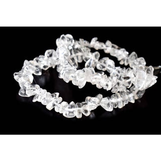 Mystical Clear Quartz Gemstone Crystal Chip Bracelet 💫