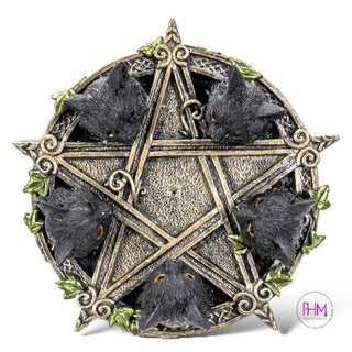 Mystical Familiar Pentagram Incense Burner 🐈‍⬛ - Done