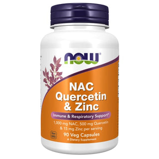NAC Quercetin & Zinc Veg Capsules | Now Foods
