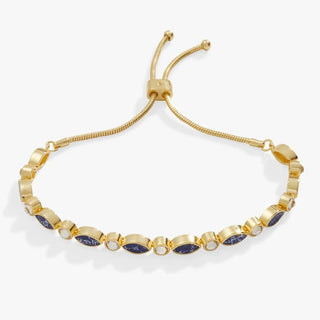 Navette Stone + Crystal Bolo Tennis Bracelet | Alex + Ani 🧿