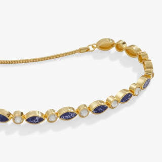Navette Stone + Crystal Bolo Tennis Bracelet | Alex + Ani 🧿