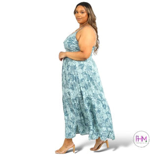 Nights at the Lake Twist Front Plus Size Maxi Dress 👗