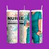 Nurse Nutritional Facts Tumbler - tumbler