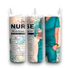 Nurse Nutritional Facts Tumbler - Blue - tumbler