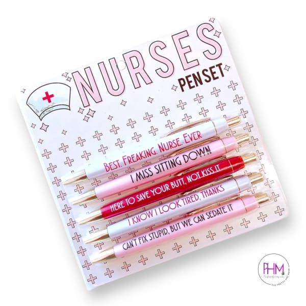 Nurses Ink Pen Set 👩🏼‍⚕️
