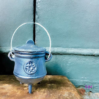 Old Days Vintage Cast Iron Cauldron with Lid ✨🔮 - Cauldon