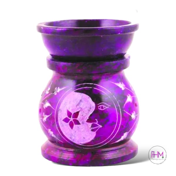 Old Wisdom Stone Aroma Oil Burner Collection 🌙 - Purple