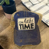 On Lake Time Distressed Trucker Cap - Hat