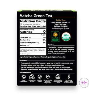 Organic Matcha Green Tea by Buddha - CBD