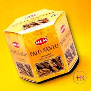 •Palo Santo Backflow Incense Cones | HEM