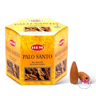 •Palo Santo Backflow Incense Cones | HEM