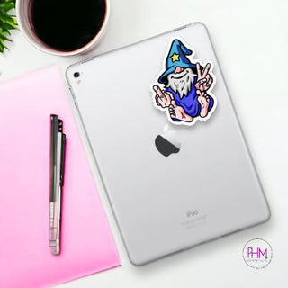 Peace & F Yourself Wizard Sticker