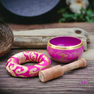 Peace Within Tibet Singing Bowl ✌🏼 - Pink