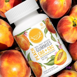 PEACH CBC Gummies | WYLD CBD 🤘🏻