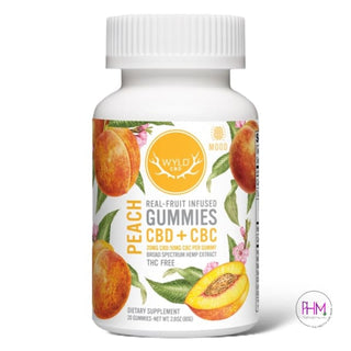 PEACH CBC Gummies | WYLD CBD 🤘🏻