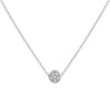 Pentacle Mini Pendant Necklace - Silver Stainless Steel -