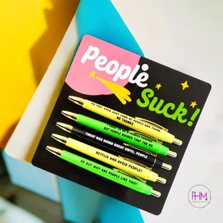People Suck Pen Set 👍🏼