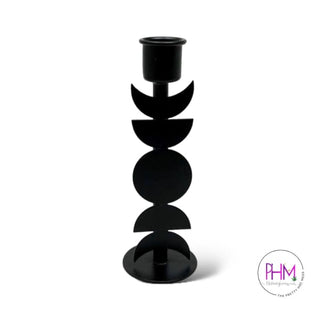Phases of the Moon Iron Candle Holder - candle holders