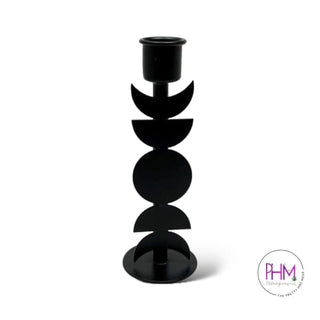 Phases of the Moon Iron Candle Holder - candle holders