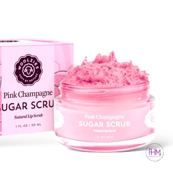 Pink Champagne Natural Sugar Lip Scrub 🥂