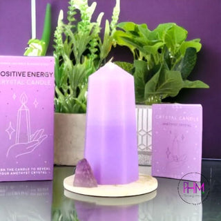 Positive Energy Crystal Reveal Candle - Candles