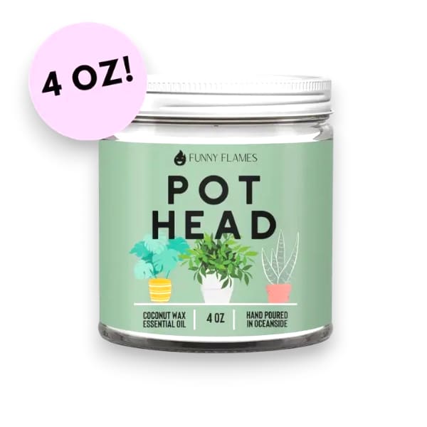 Pot Head Funny Candle 4oz