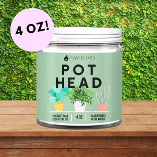 Pot Head Funny Candle 4oz