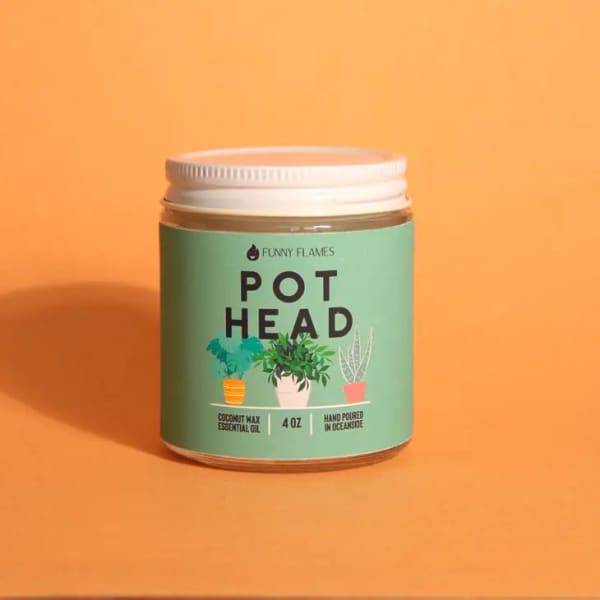 Pot Head Funny Candle 4oz