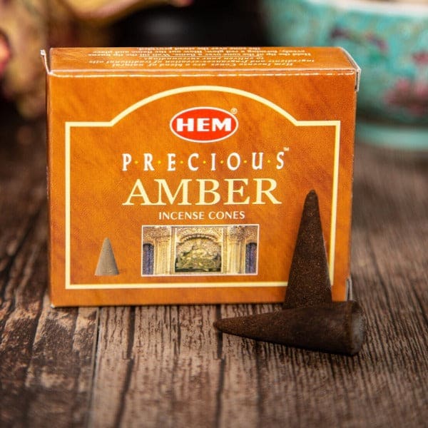 *Precious Amber Incense Cones | HEM