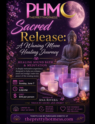 Sacred Release: A Waning Moon Healing Journey 🌖✨ Healing Sound Bath and Meditation