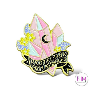 Protection from As*holes | Enamel Pin ✌🏼