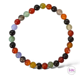 Protection & Strength Chakra Crystal Bracelet 🪷