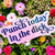 •Punch Today In The Dick Glitter Sticker