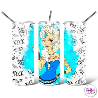 Punk Rock Elsa Tumbler - Gifts
