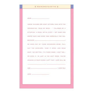 *Read Me When A Collection Of Future Letters To...