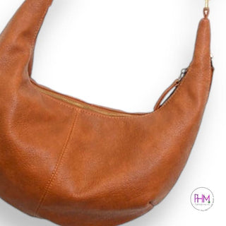 Rhea Slouchy Crescent Shoulder Crossbody Bag | Joy Susan 🖤