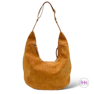 Rochelle Suede Hobo Bag | Joy Susan 🖤 - Toffee