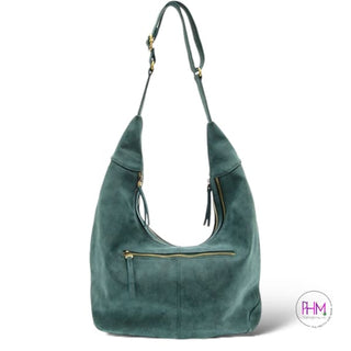 Rochelle Suede Hobo Bag | Joy Susan 🖤 - Deep Teal