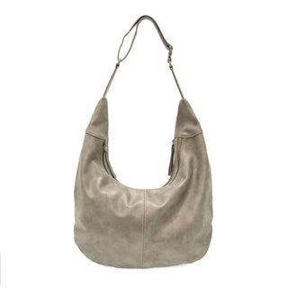 Rochelle Suede Hobo Bag | Joy Susan 🖤 - Silver
